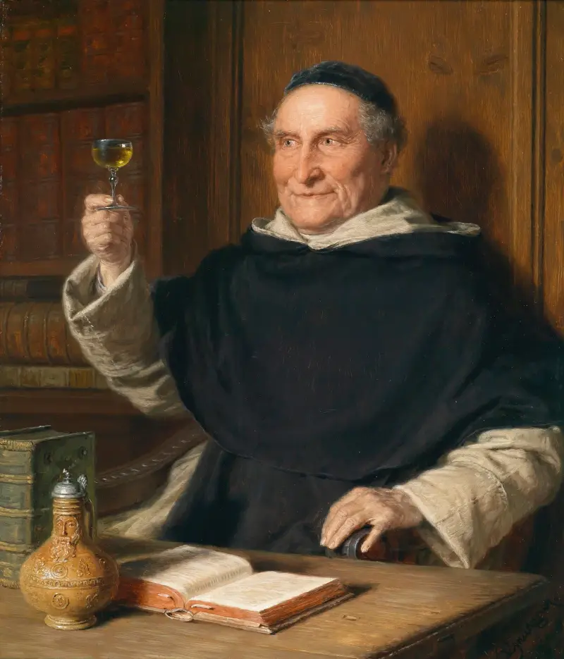 In der Studierstube av Eduard von Grützner
