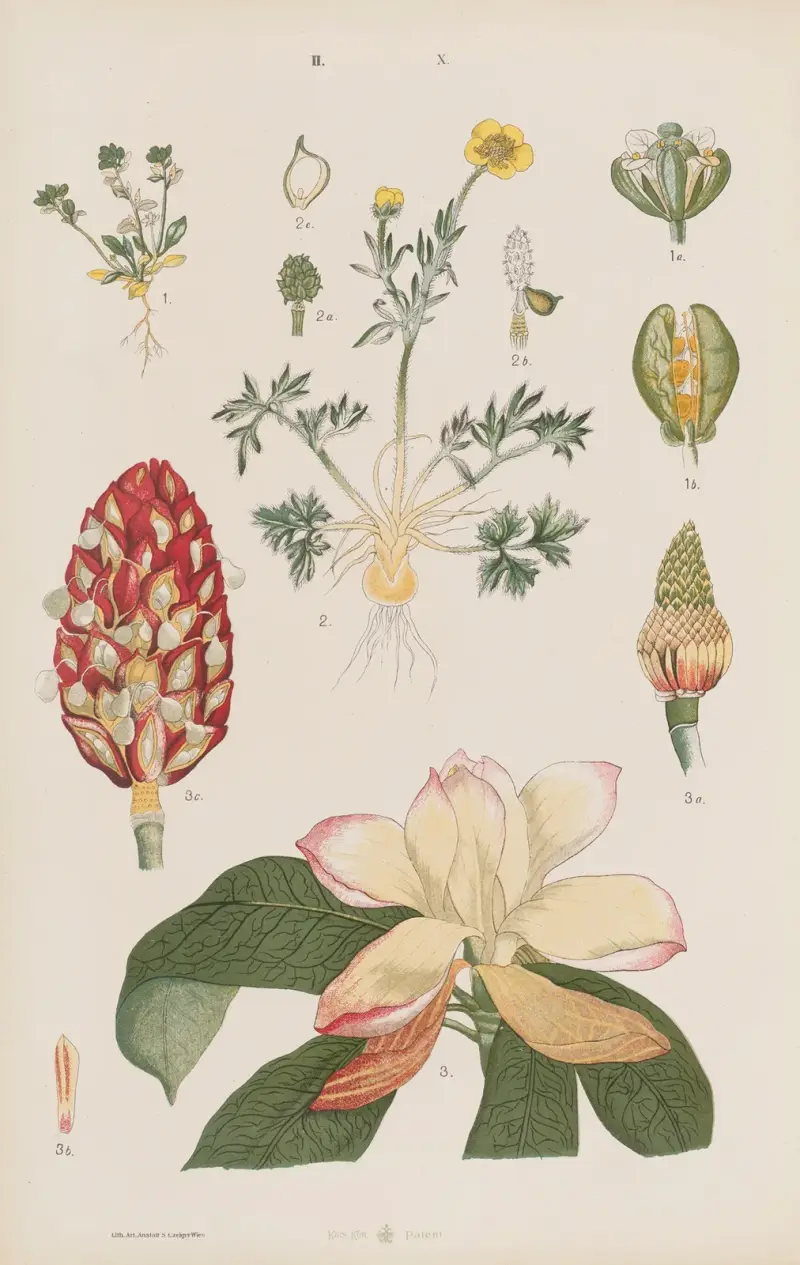 Stor atlas över zoologi, botanik och mineralogi, plansch 82 av Gustav von Hayek