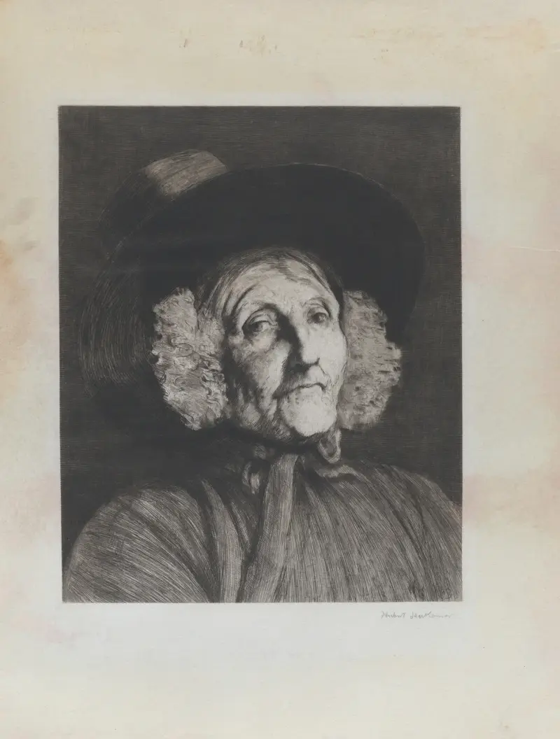 Eine walisische Frau von Sir Hubert von Herkomer