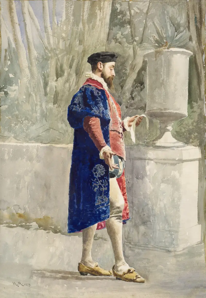 Malvolio av Sir Hubert von Herkomer