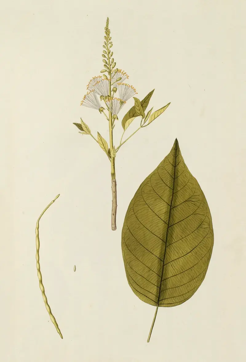 Selectarum stirpium Americanarum historia, plansch 154 av Nikolaus Joseph Freiherr von Jacquin