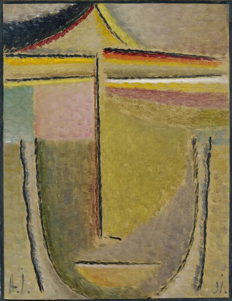 Abstraktní hlava, Apollo, Alexej von Jawlensky