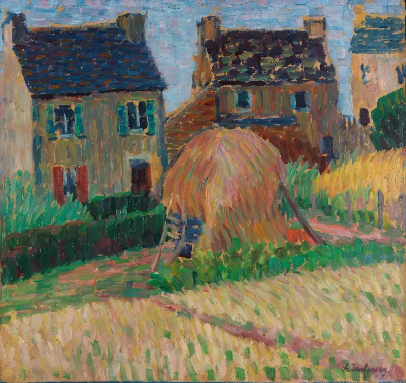 Bretońskie domy ze stogami siana, Alexej von Jawlensky
