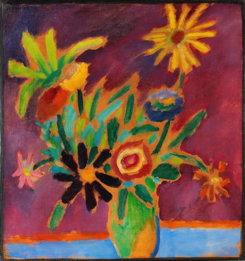 Bunte Blumen av Alexej von Jawlensky