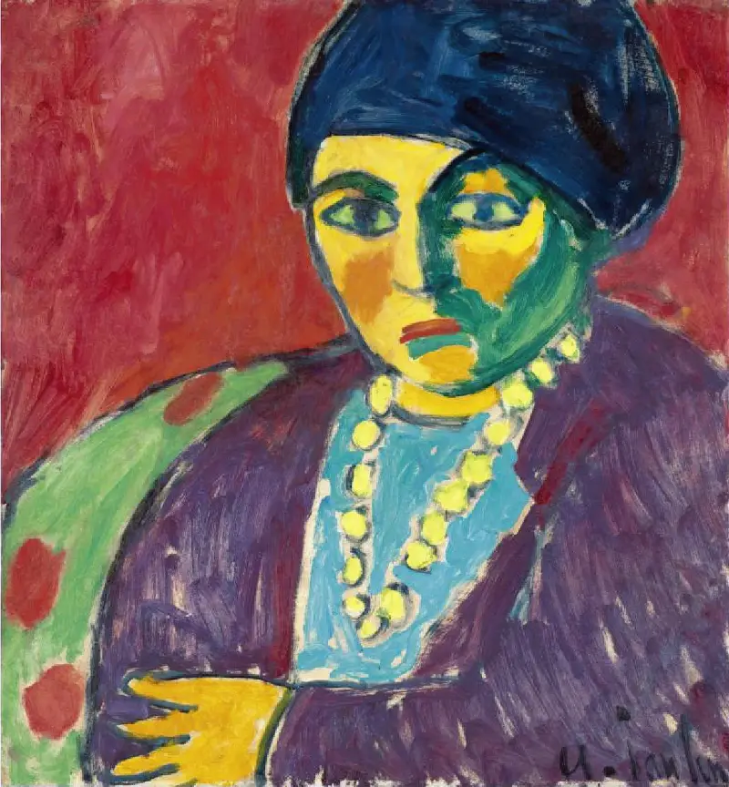 Kvinnohuvud, Helene av Alexej von Jawlensky