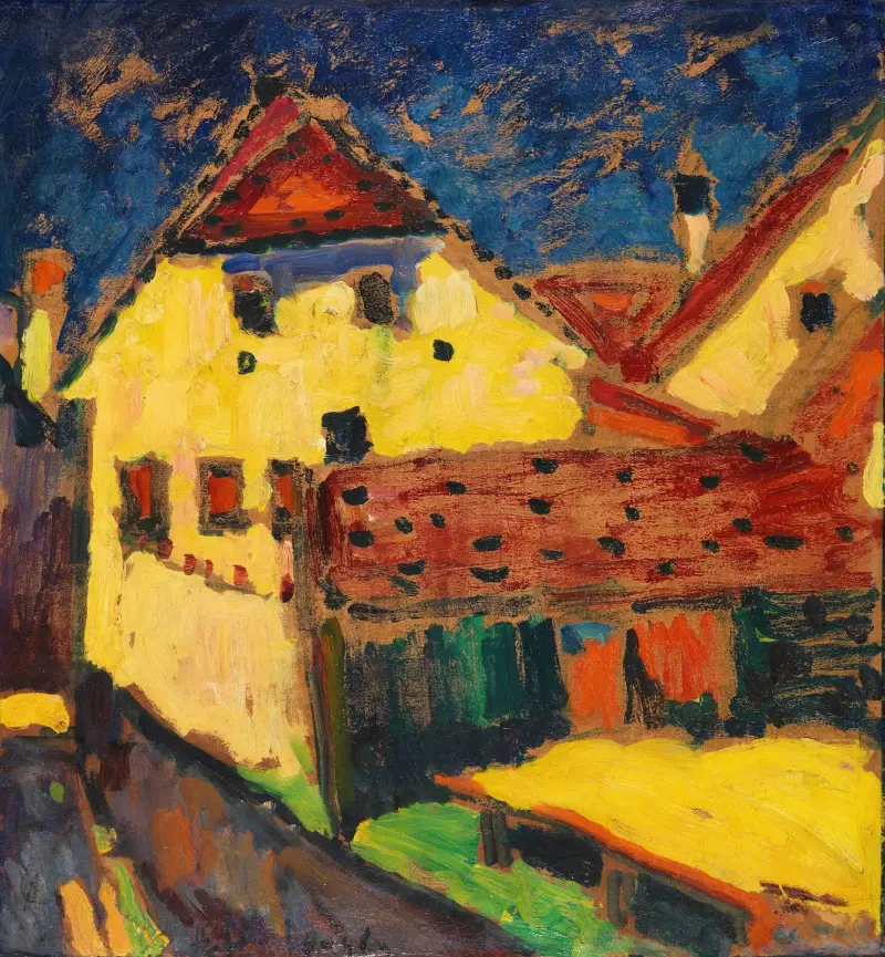 Gelbe Häuser von Alexej von Jawlensky