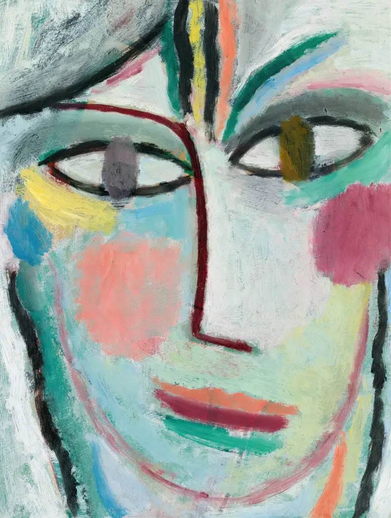 Głowa kobiety, Femina, Alexej von Jawlensky