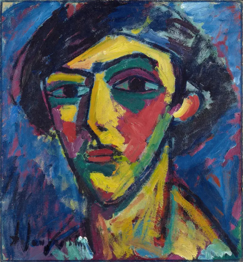 Head Of A Youth av Alexej von Jawlensky