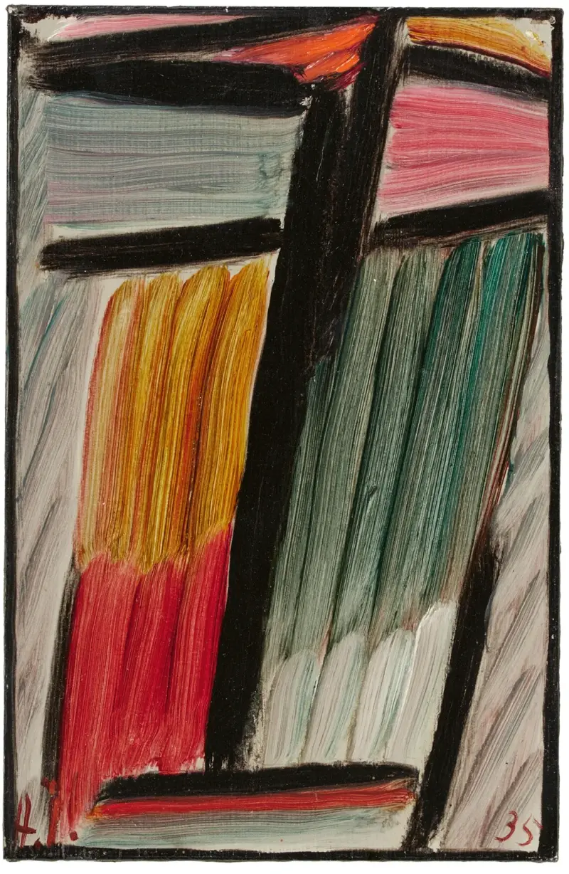 Meditation. Ett brus kom över av Alexej von Jawlensky