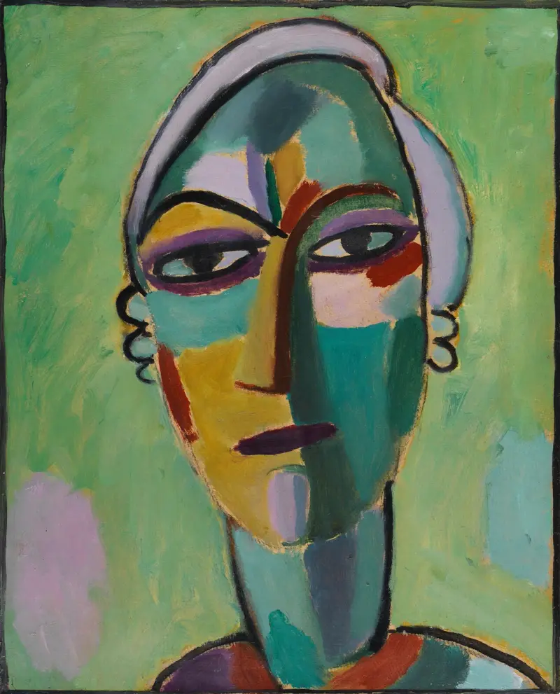 Mystiskt huvud; Galka Fatum – Ödet av Alexej von Jawlensky
