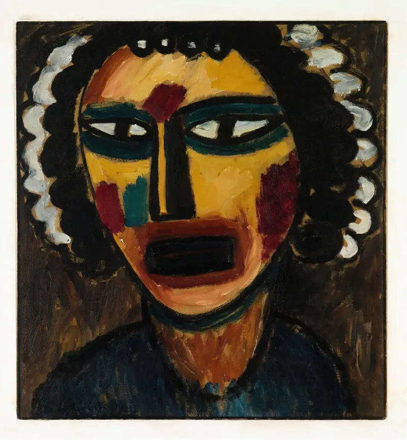 Prophet (Sibyl) av Alexej von Jawlensky