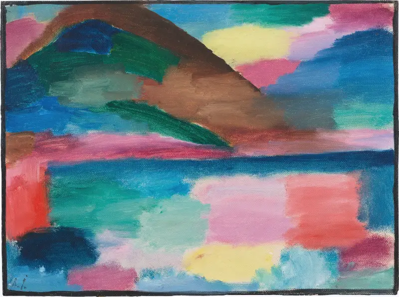Sommardag i Ascona av Alexej von Jawlensky
