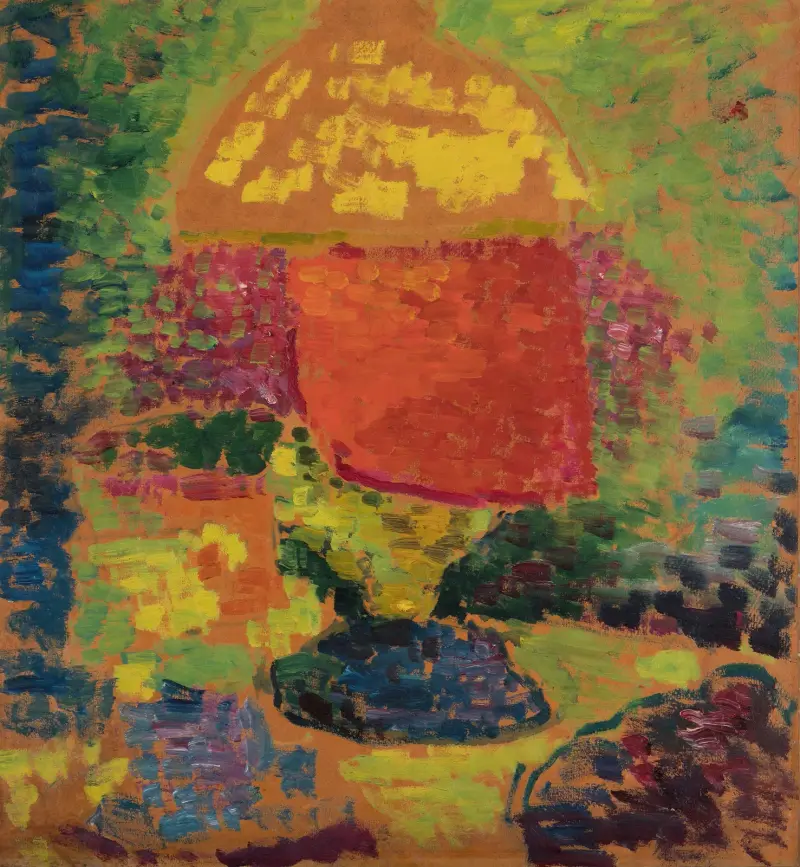 Still Life with Petroleum Lamp av Alexej von Jawlensky