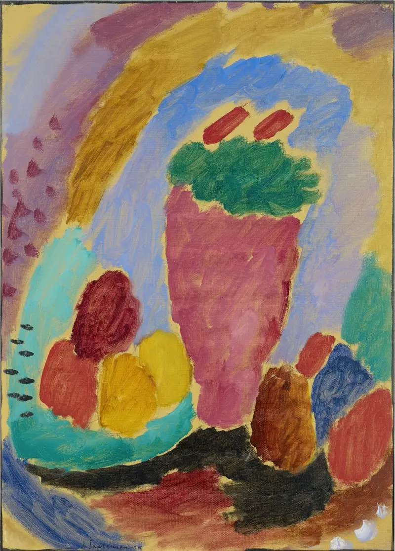 Still life av Alexej von Jawlensky