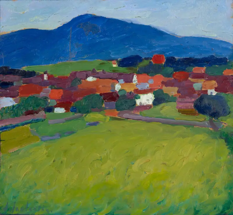 Byn Murnau av Alexej von Jawlensky