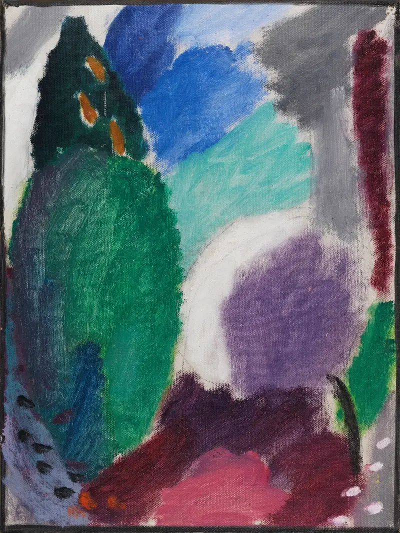 Variation: kylig vår av Alexej von Jawlensky