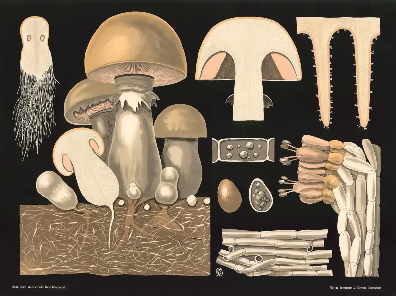 Pieczarka polna (Agaricus campestris), Gottlieb von Koch