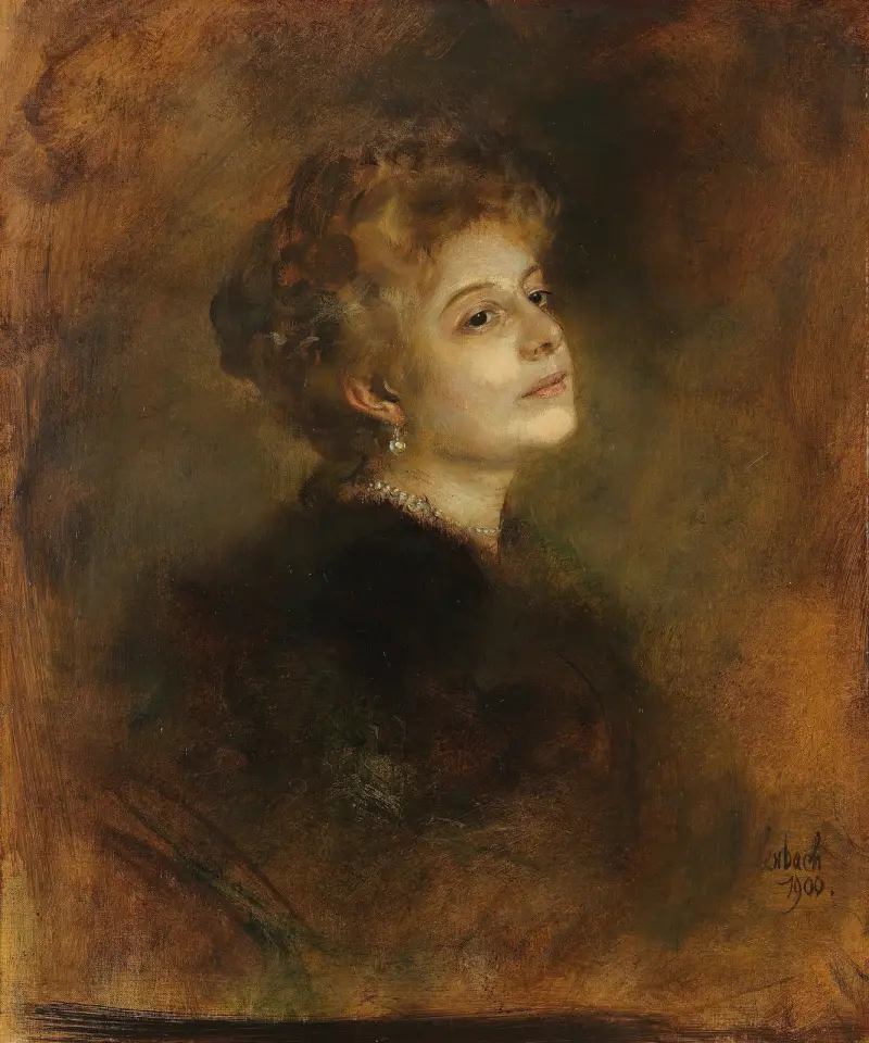 Lily von Poschinger, 1900, Franz von Lenbach