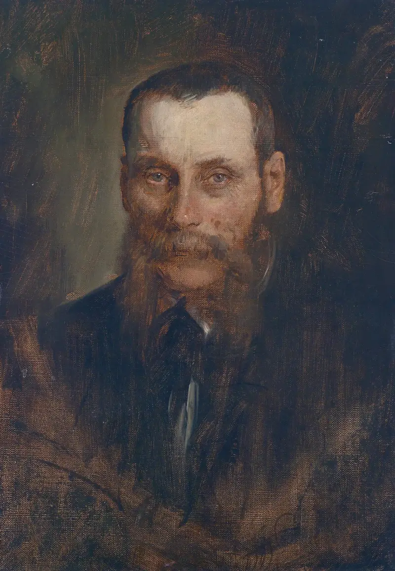Portret Georga Placha, Franz von Lenbach
