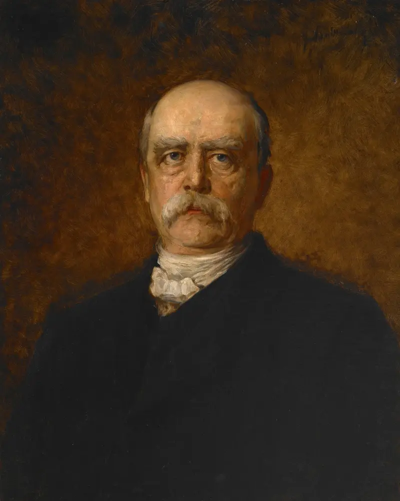 Porträtt av Otto Eduard Leopold von Bismarck av Franz von Lenbach