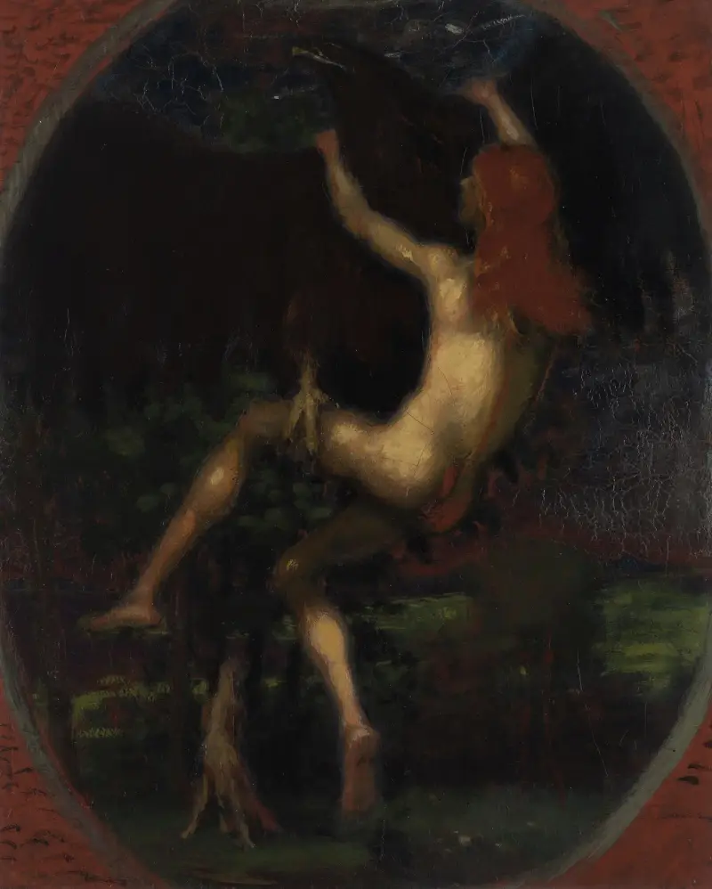 Ganymedes bortrövande av Hans Von Marées