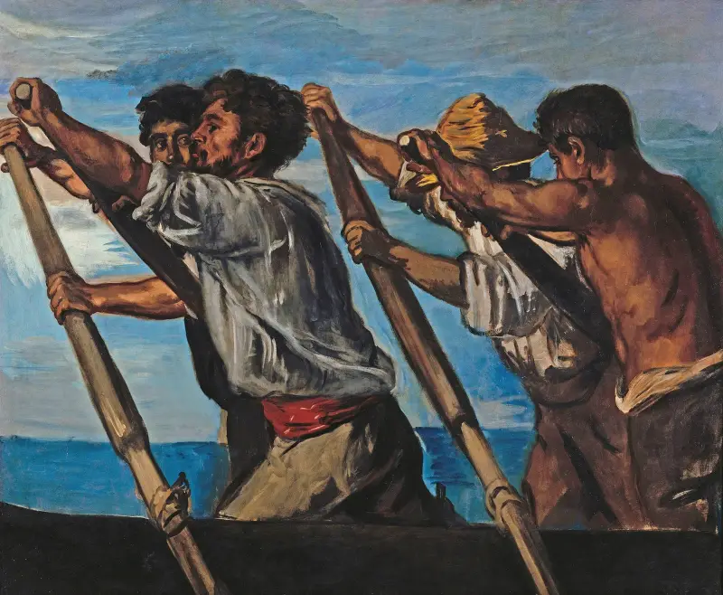 The Rowers av Hans Von Marées