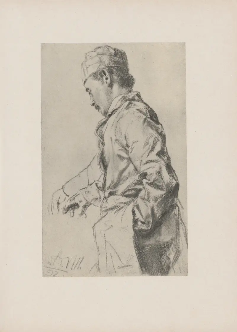Cukrář, 1892, Adolph von Menzel