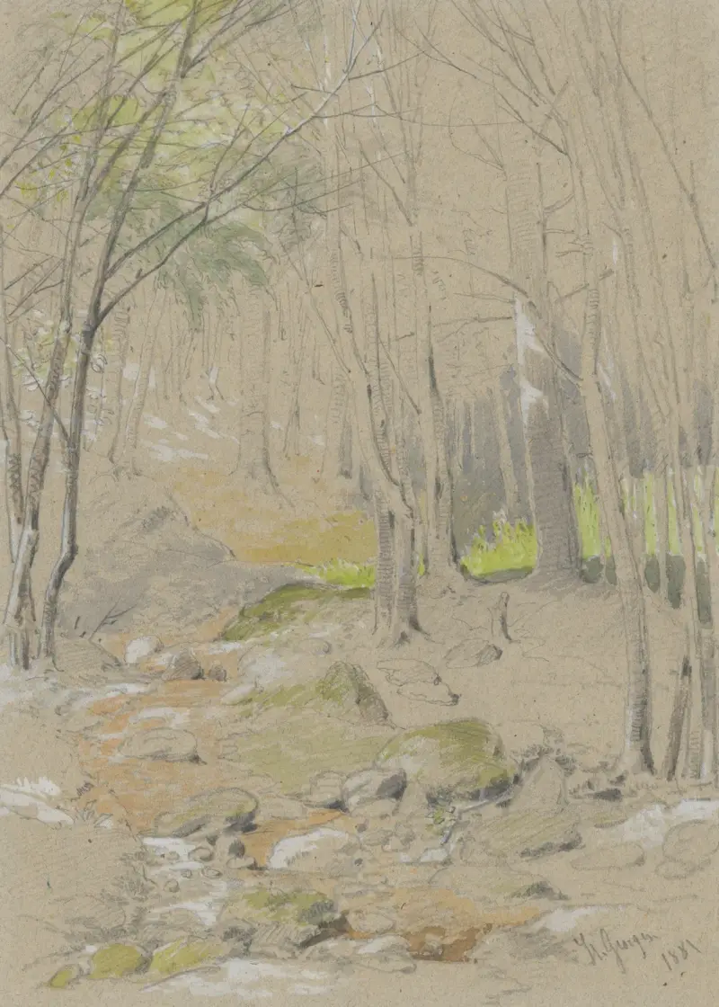 Waldbach – Nr. 2 von Friedrich Carl von Scheidlin