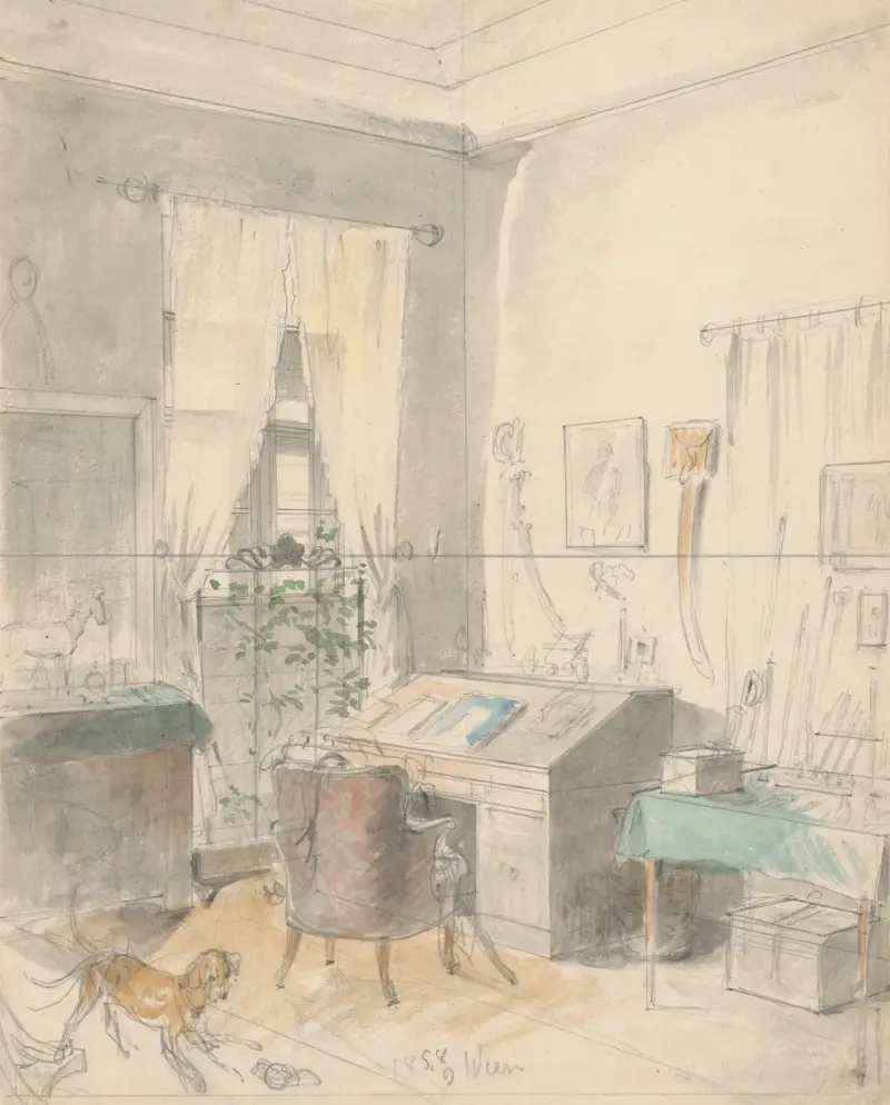Interieur von Friedrich Carl von Scheidlin