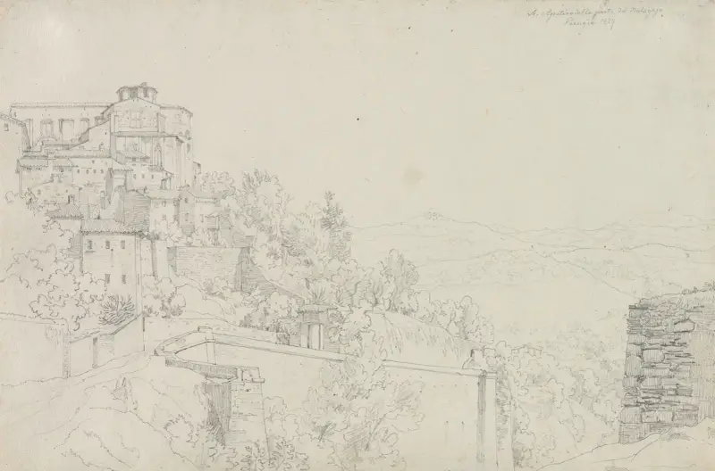 Sant'Agostino från Bulagajo, Perugia av Eduard von Steinle