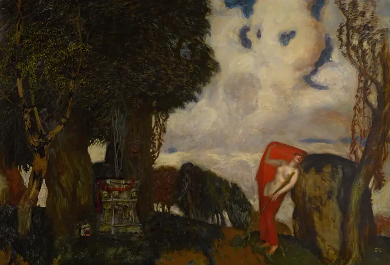 Iphigenia In Aulis av Franz von Stuck