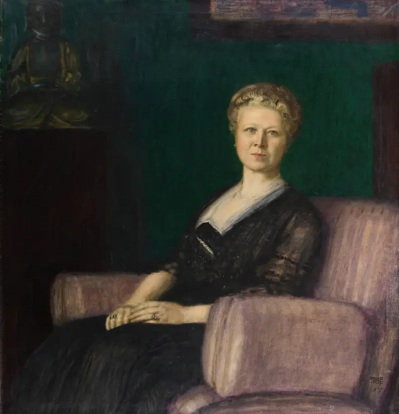 Porträt Luise Bestehorn av Franz von Stuck