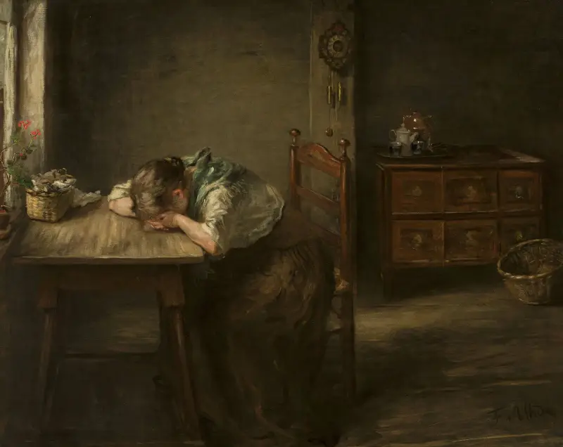 Verlassen von Fritz von Uhde