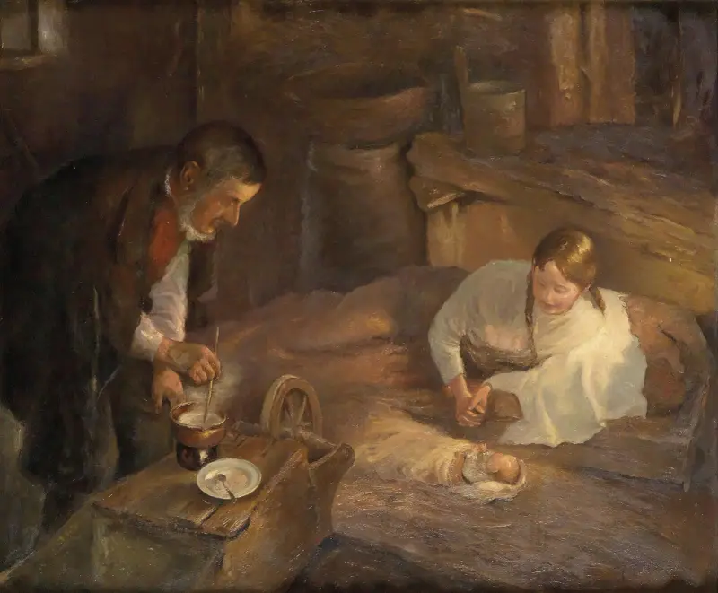 Svatá noc, Fritz von Uhde