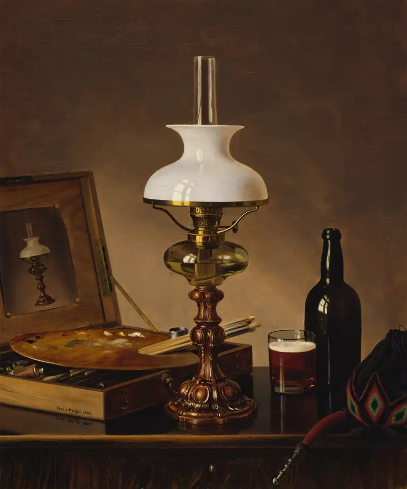 Still Life In The Atelier av Ferdinand von Wright