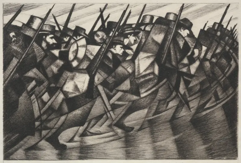 Returning to the Trenches av Christopher R. W. Nevinson