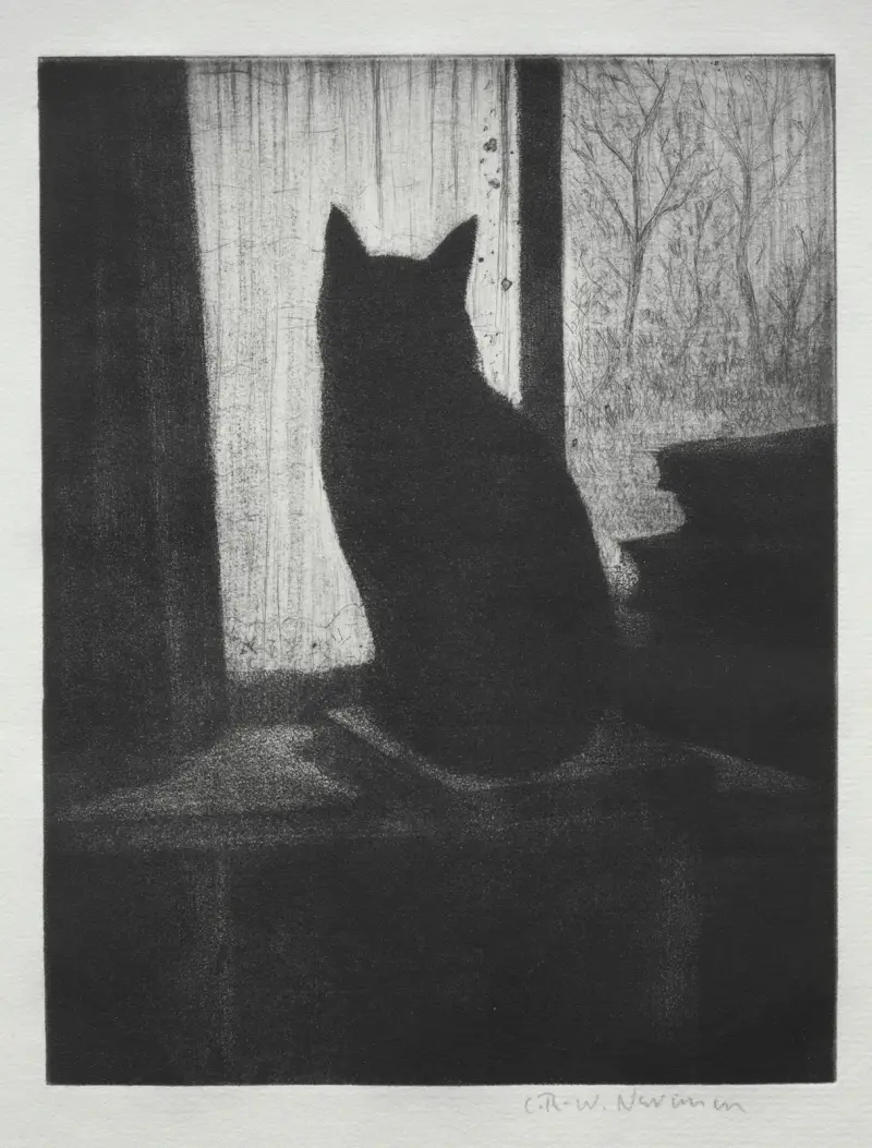 The Cat av Christopher R. W. Nevinson