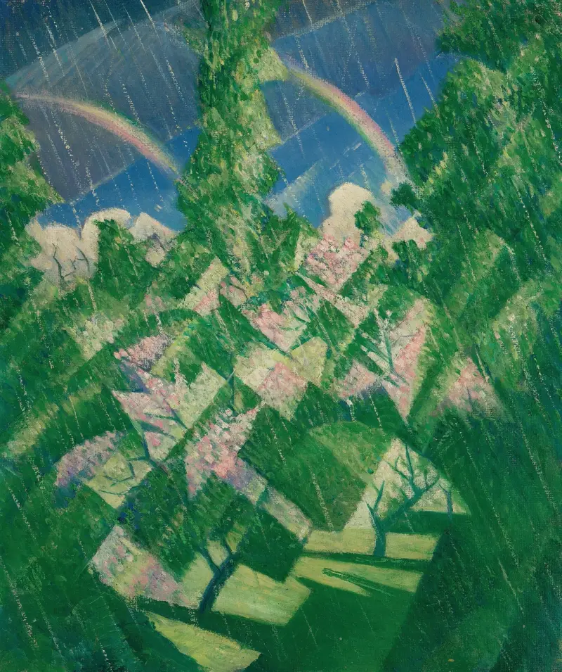 The Four Seasons; Spring av Christopher R. W. Nevinson