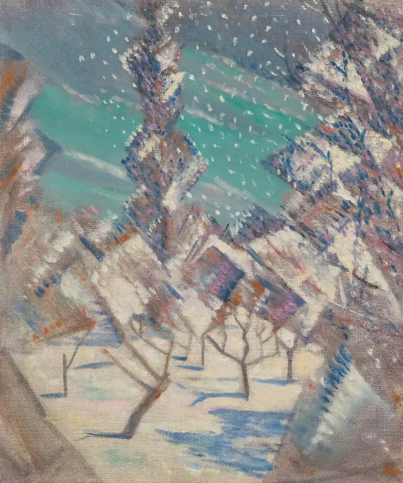 Die vier Jahreszeiten; Winter von Christopher R. W. Nevinson