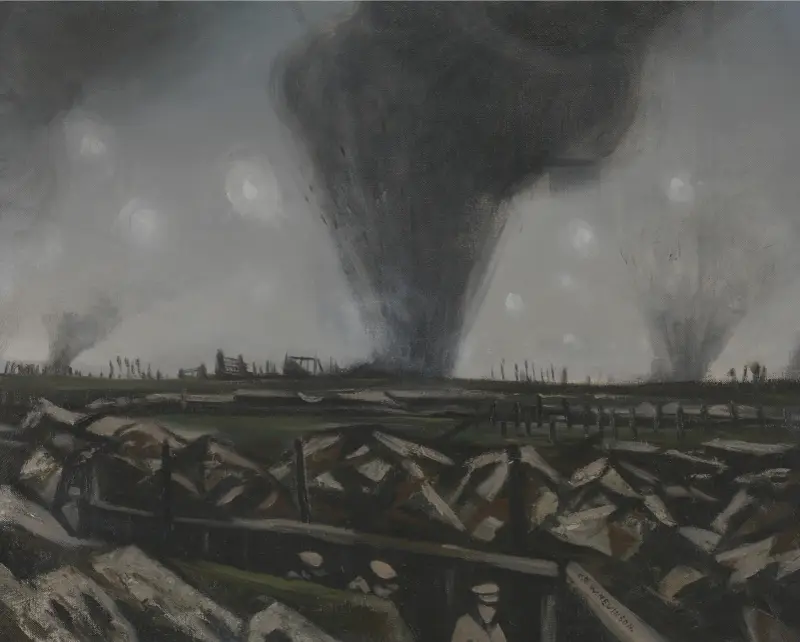 Das Beschießen von Christopher R. W. Nevinson