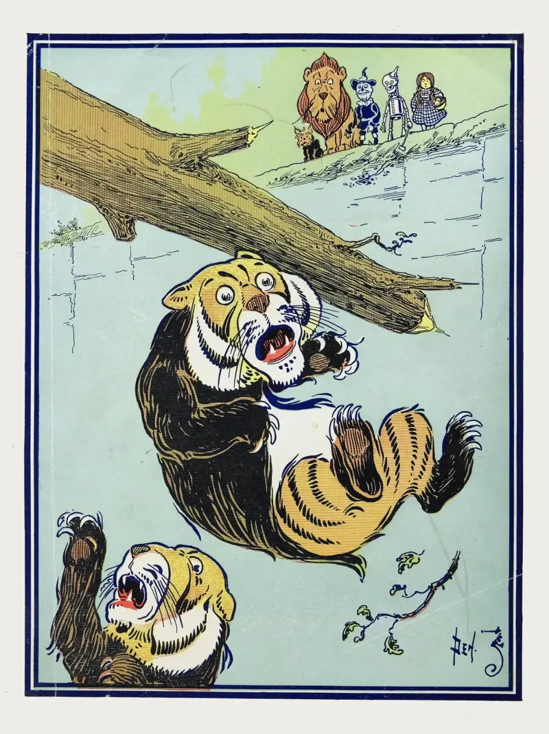 Trädet föll med ett brak i viken av William Wallace Denslow