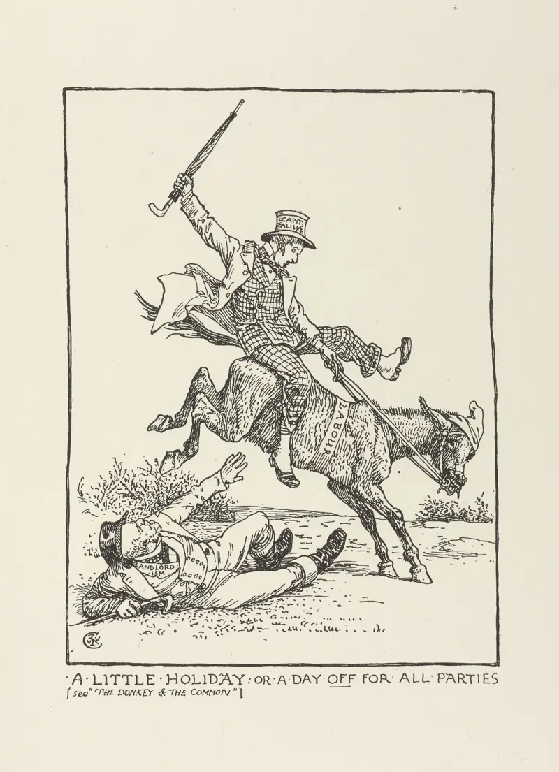 Karikaturen für die Sache Pl. 13 von Walter Crane