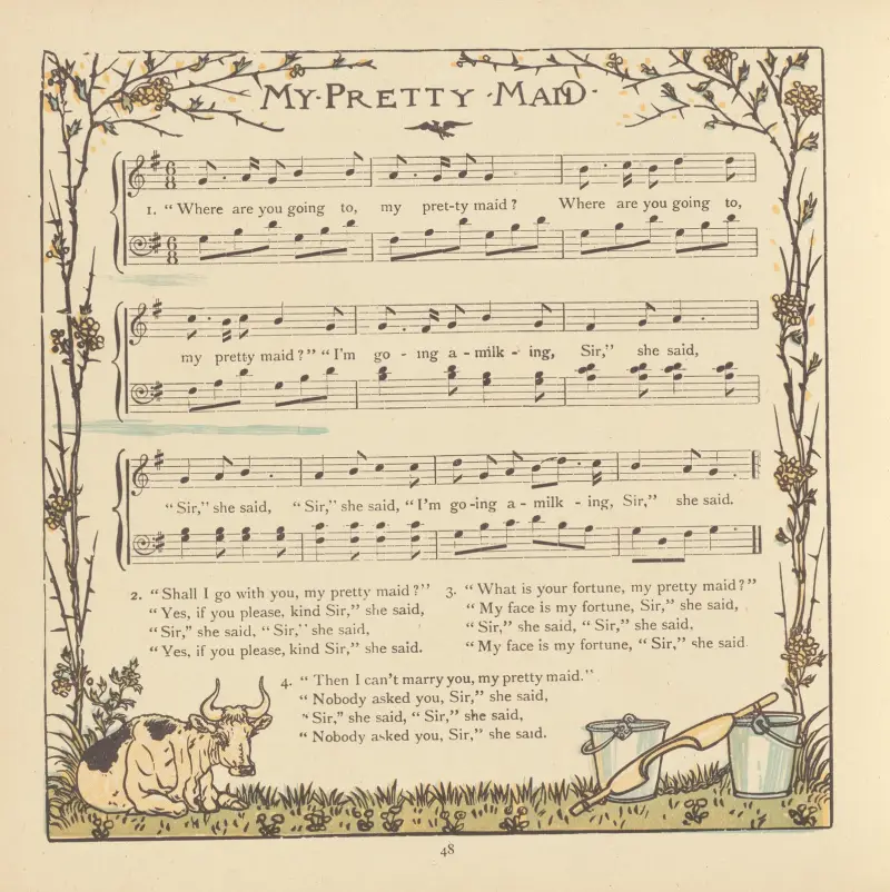 My Pretty Maid av Walter Crane
