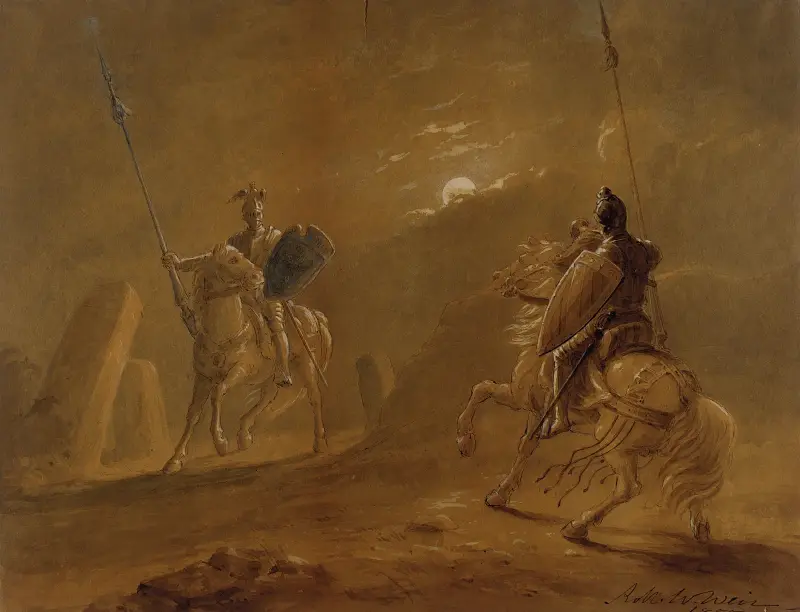 Begegnung der Ritter von Robert Walter Weir