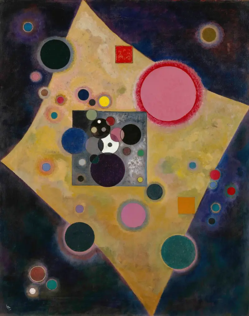 Akzent in Rosa von Wassily Kandinsky