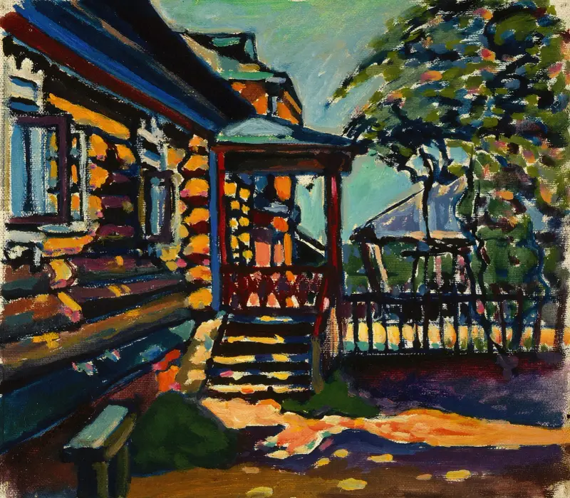 Achtyrka. Główne wejście do daczy, Wassily Kandinsky