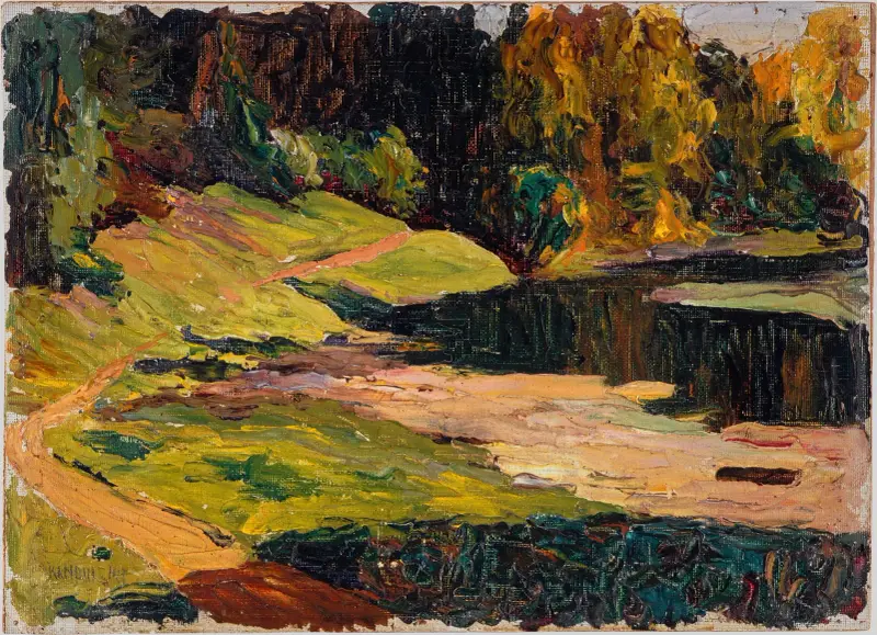 Park von Achtyrka von Wassily Kandinsky