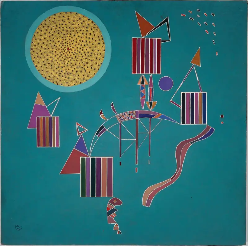 Eine intime Feier von Wassily Kandinsky