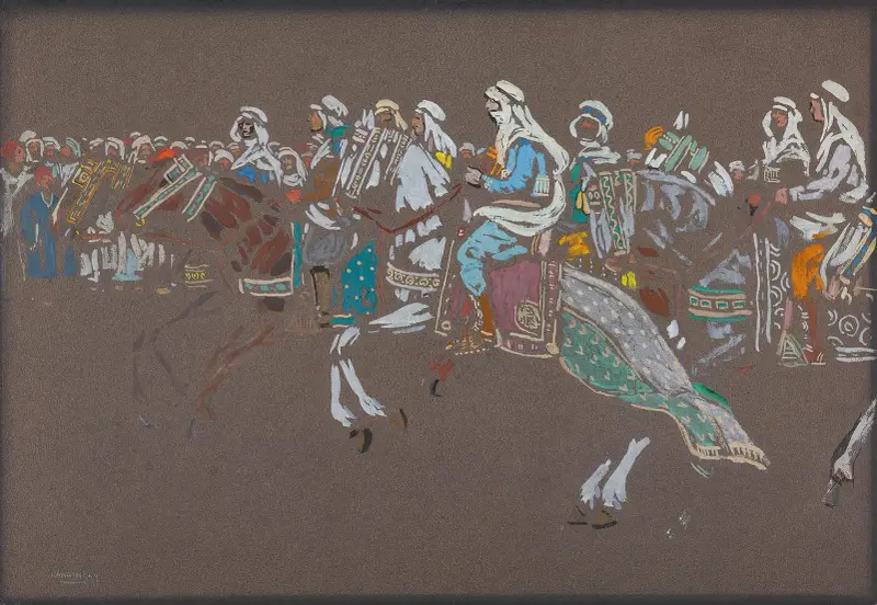 Arabska kawaleria, Wassily Kandinsky