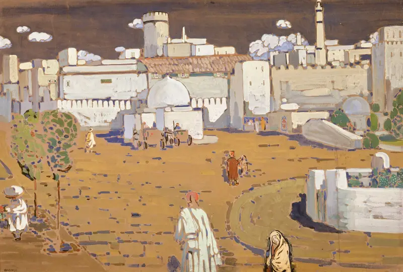 Arabische Stadt von Wassily Kandinsky